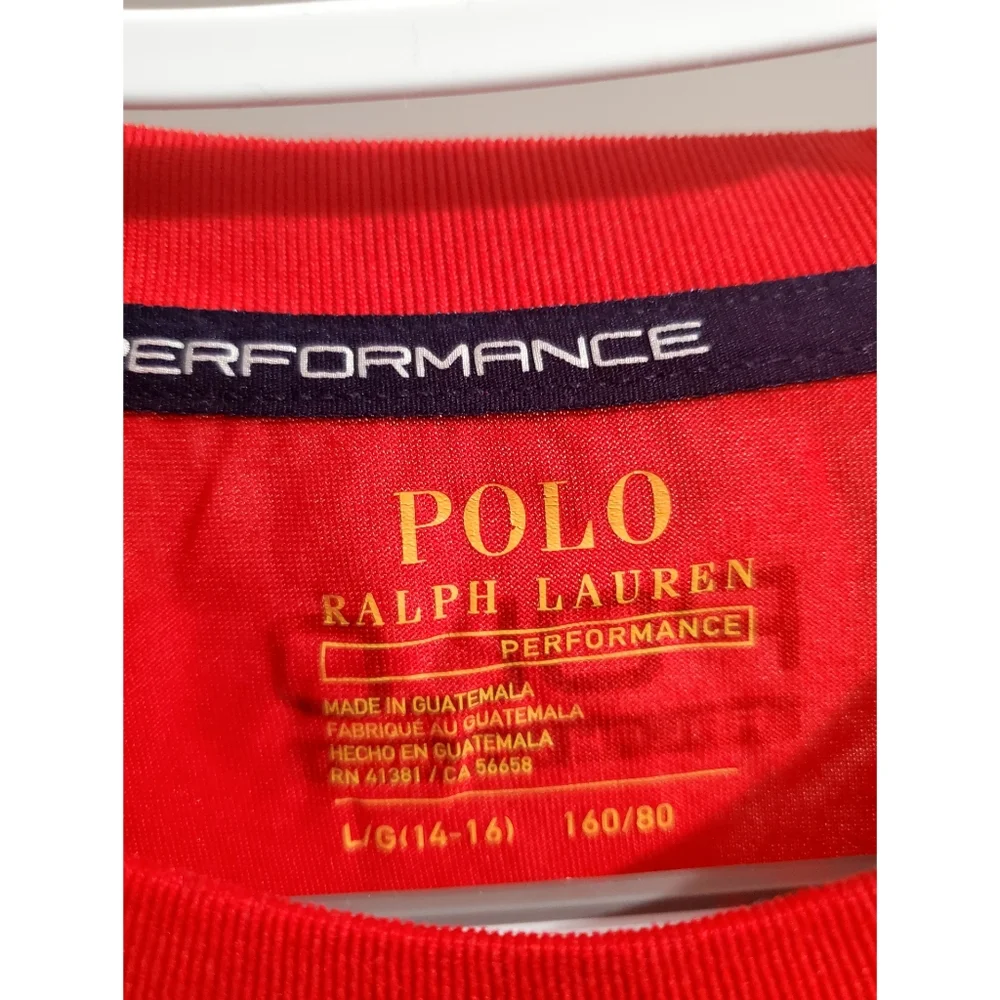 Polo Ralph Lauren Performance Jersey T-Shirt size 14-16 boys